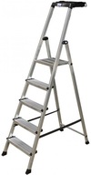 Hliníkový domáci rebrík Krause Secury 1x5 Hliníkový domáci rebrík Krause Secury 1x5