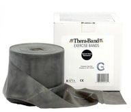 THERABAND WORKOUT TAPE BLACK GUMBER 45,5M