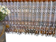 Elegantný guipure čipkovaný záves 90cm biely zg2 Elegantný guipure čipkovaný záves 90cm biely zg2