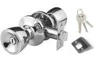 GOMBÍKY S KĽÚČOM CHROME kľučka kľučka zámok dverí sada kľučiek s kľúčom GOMBÍKY S KĽÚČOM CHROME kľučka kľučka zámok dverí sada kľučiek s kľúčom