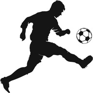 Samolepka na stenu Futbalista 100x100 cm Samolepka na stenu Futbalista 100x100 cm