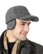 Pánska zateplená zimná čiapka s chráničmi sluchu TN1554