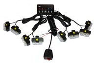 LED STROBOSCOES 8 x 2W MODRÁ - 12V LED STROBOSCOES 8 x 2W MODRÁ - 12V