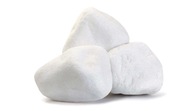 Stone Pebble White s trblietkami 10-25 cm 25 kg