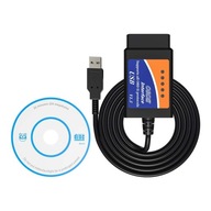 Káblové rozhranie ELM327 OBD2 + CAN USB + PROGRAM