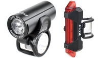 PROX PICTOR SET 350LM USB BICYKLE LAMPY