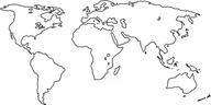 NÁlepka na stenu MAPA SVETA 140x70 cm NÁlepka na stenu MAPA SVETA 140x70 cm