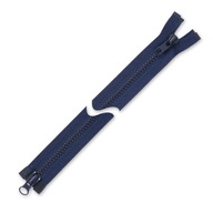 Dvojcestný zips, 90 cm, námornícka modrá