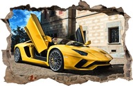 NÁLEPY NA STENU Dziura Car Auto 71 100x65 cm NÁLEPY NA STENU Dziura Car Auto 71 100x65 cm