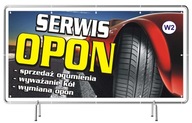 Pevný reklamný banner 3x1m Pneuservis - SIGN