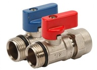 Ventil 1/2 16mm s koncovkou Pex pre rozdeľovač, 2 ks Ventil 1/2 16mm s koncovkou Pex pre rozdeľovač, 2 ks