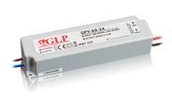 LED NAPÁJACÍ ZDROJ pre LED žiarovkové pásiky GLP 24V 60W IP67 LED NAPÁJACÍ ZDROJ pre LED žiarovkové pásiky GLP 24V 60W IP67