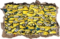 NÁLEPKY NA STENU MINIONS otvor 13 100x65 cm NÁLEPKY NA STENU MINIONS otvor 13 100x65 cm