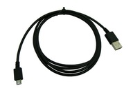 PC Micro USB kábel 1,5m 2,5A čierny