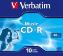 VERBATIM CD-R 700 MB 52X AUDIO MUSIC PRO 1 ks box!