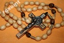 MEGA ružencový kríž medaila sv. Benedikt 92cm js