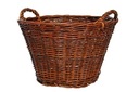 Košík do domácnosti, ovocné listy, drevo FI 30 cm