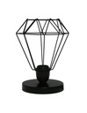 Moderná loftová čierna diamantová LED stolná lampa