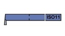 Vyvrtávacia tyč háku sústružníckeho noža ISO11 NNWc-d 12x12mm