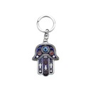KEYRING KEYRING KEYRING PROROK'S EYE FAREBNÝ HAMSA EVIL EYE PRÍvesok
