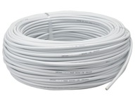 OMY flexibilný lankový prúdový kábel 2x0,5 mm2 biely medený 100m