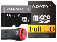 ADATA MICRO SD karta 32GB CLASS 10 UHS + MICRO READER