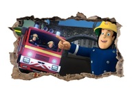 Nálepka na stenu FIREMAN SAM! 3D efekt! Veľký výber z Nálepka na stenu FIREMAN SAM! 3D efekt! Veľký výber z