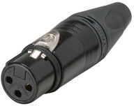 NEUTRIK NC3FXX-B ZLATÁ DÁMSKA XLR MIC. ZÁSTRČKA NEUTRIK NC3FXX-B ZLATÁ DÁMSKA XLR MIC. ZÁSTRČKA