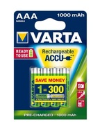 4 x VARTA READY2USE R3 AAA BATÉRIE 1000mAh 4 x VARTA READY2USE R3 AAA BATÉRIE 1000mAh