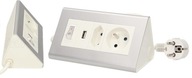 Spínač predlžovacieho kábla na stôl a USB OR-AE-1328 Spínač predlžovacieho kábla na stôl a USB OR-AE-1328