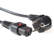 C13-Schuko napájací kábel 1,0m IEC zámok