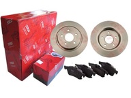 TRW ZADNÉ KOTÚČE + DESTIČKY VOLVO S40 II V50 C30 280MM TRW ZADNÉ KOTÚČE + DESTIČKY VOLVO S40 II V50 C30 280MM