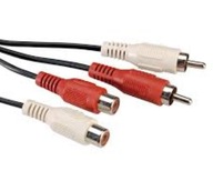 Predlžovací kábel 2xwt RCA (cinch) - 2xgn RCA 10m (0468a)