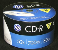 Balík HP CD-R 700 MB na nahrávanie x52 sp. 50 ks WaWa
