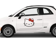 Hello Kitty nálepka na auto VEĽKÁ sada 2 ks Hello Kitty nálepka na auto VEĽKÁ sada 2 ks