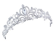 Z158 Crown Tiara Tiara Svadobná ozdoba do vlasov