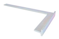Oceľová uholníková tyč s pätkou 12,5 x 25 cm