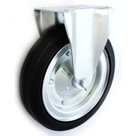 Kovovo-gumové koleso fi. 250 mm v pevnom kryte Kovovo-gumové koleso fi. 250 mm v pevnom kryte
