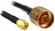 Anténny kábel Nm / zástrčka SMAm - 5m