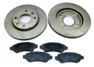Kotúče x2 + doštičky PREDNÉ XSARA ZX 106 206 306 SAXO