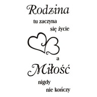 Citát nálepky s nápisom na stenu - Family - 209 Citát nálepky s nápisom na stenu - Family - 209