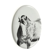 Clydesdale Horse Ceramic dlaždicový suvenír