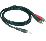 KÁBEL Kábel MiniJACK - 2 x RCA phono 1m KLOTZ KÁBEL Kábel MiniJACK - 2 x RCA phono 1m KLOTZ