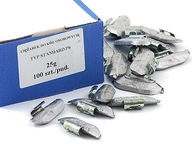 Olovené závažia na oceľové ráfiky 25g Olovené závažia na oceľové ráfiky 25g