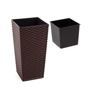 HRNEC LAMELA FINEZJA RATTAN 19x19 h37+MOKKA VLOŽKA HRNEC LAMELA FINEZJA RATTAN 19x19 h37+MOKKA VLOŽKA