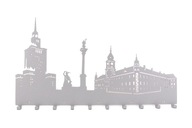 Nástenný vešiak na šaty s panorámou VARŠAVA XL Nástenný vešiak na šaty s panorámou VARŠAVA XL