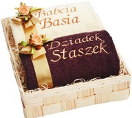 Darček pre babičku a dedka vyšívané uteráky Darček pre babičku a dedka vyšívané uteráky