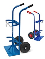 Dvojvalcový zvárací vozík s pumpovanými kolesami