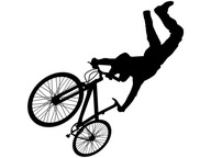 NÁLEPKA NA STENU ŠPORT Cyklistický kríž 100 cm NÁLEPKA NA STENU ŠPORT Cyklistický kríž 100 cm