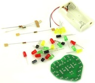 LED lampa v tvare srdca - DIY_________BTE-076 LED lampa v tvare srdca - DIY_________BTE-076